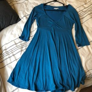 Silence + Noise Blue Dress